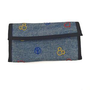 VTG Disney Denim Full Size Embroidered Wallet
